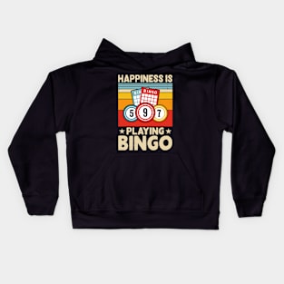 Happiness Is Playing Bingo T shirt For Women Kids Hoodie